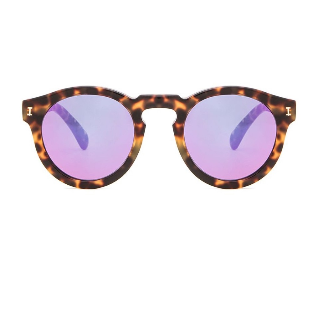 Illesteva Tortoise Sunglasses with Pink frame